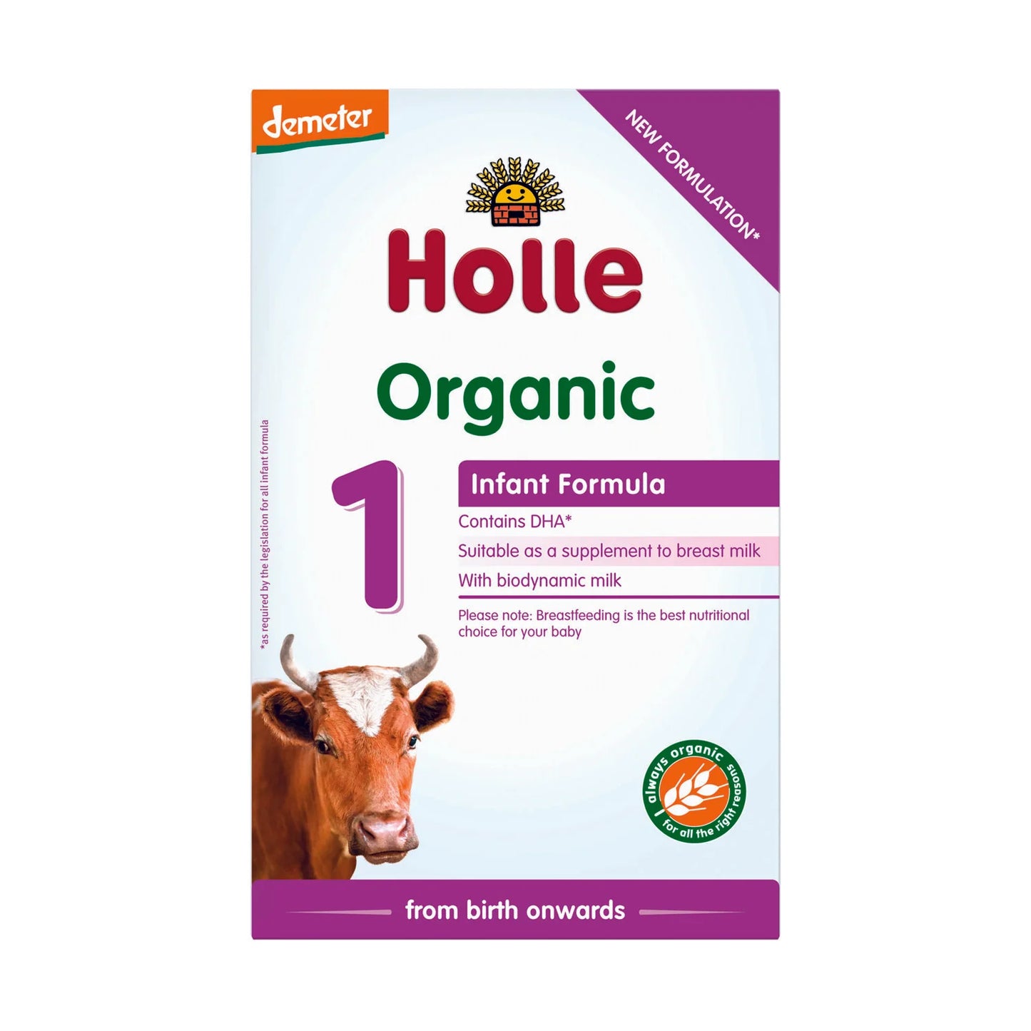 Holle First Infant Baby Milk Powder from Birth 400g